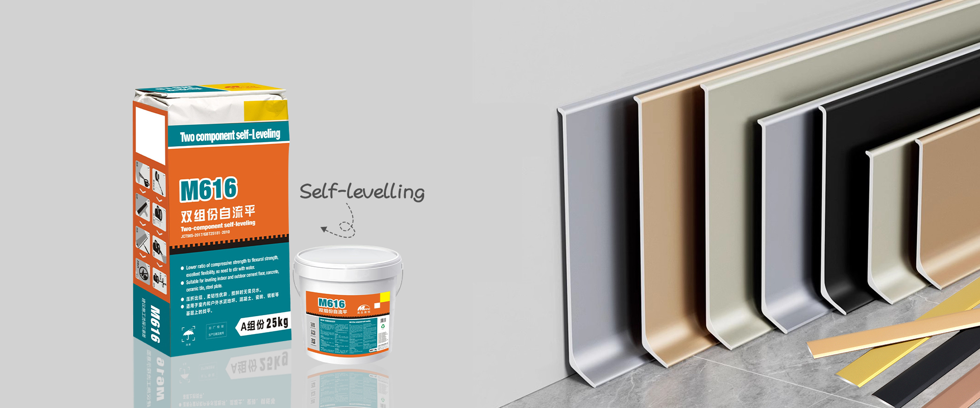 SELF-LEVELLING ADHESIVE